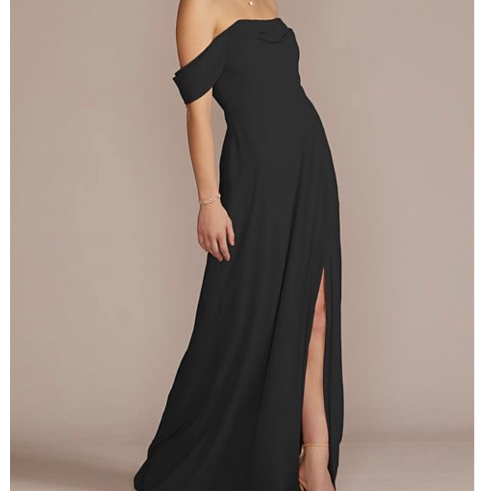 Black bridesmaid dress